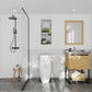 Laviva 313SMR-24CO-WS Laviva Alto 24" California White Oak Bathroom Vanity with White Stripes Marble Countertop 313SMR-24CO-WS