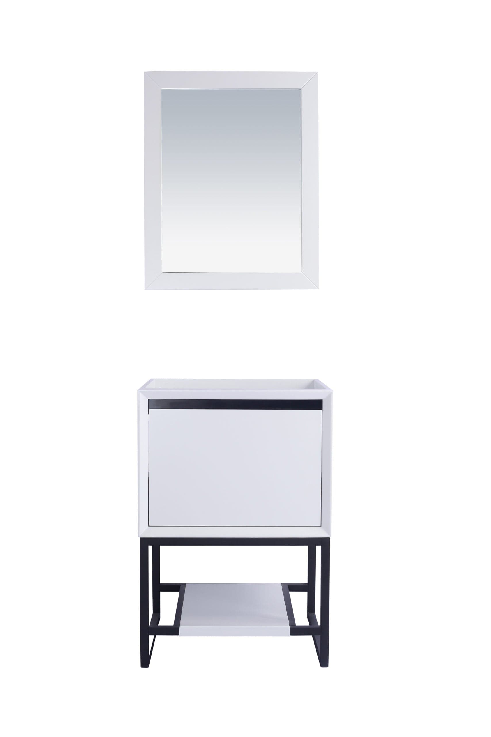 Laviva 313SMR-24W Laviva Alto 24" White Bathroom Vanity Cabinet 313SMR-24W