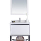 Laviva 313SMR-30W-WQ Laviva Alto 30" White Bathroom Vanity with White Quartz Countertop 313SMR-30W-WQ