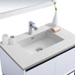 Laviva 313SMR-36W-MW Laviva Alto 36" White Bathroom Vanity with Matte White VIVA Stone Solid Surface Countertop 313SMR-36W-MW