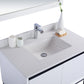 Laviva 313SMR-36W-WQ Laviva Alto 36" White Bathroom Vanity with White Quartz Countertop 313SMR-36W-WQ