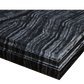 Laviva 313SQ1H-60-BW Laviva Forever 60" Single Hole Black Wood Marble Countertop with Double Rectangular Ceramic Sinks 313SQ1H-60-BW