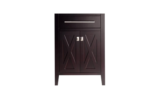 Laviva 313YG319-24B Laviva Wimbledon 24" Brown Bathroom Vanity Cabinet 313YG319-24B