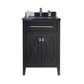 Laviva 313YG319-24E-BW Laviva Wimbledon 24" Espresso Bathroom Vanity with Black Wood Marble Countertop 313YG319-24E-BW