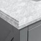 Laviva 313YG319-36G-WC Laviva Wimbledon 36" Gray Bathroom Vanity with White Carrara Marble Countertop 313YG319-36G-WC