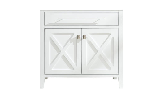 Laviva 313YG319-36W Laviva Wimbledon 36" White Bathroom Vanity Cabinet 313YG319-36W