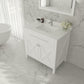 Laviva 313YG319-36W-WQ Laviva Wimbledon 36" White Bathroom Vanity with White Quartz Countertop 313YG319-36W-WQ