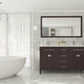 Laviva 313YG319-60B Laviva Wimbledon 60" Brown Double Sink Bathroom Vanity Cabinet 313YG319-60B