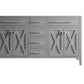 Laviva 313YG319-60G Laviva Wimbledon 60" Gray Double Sink Bathroom Vanity Cabinet 313YG319-60G