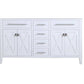 Laviva 313YG319-60W Laviva Wimbledon 60" White Double Sink Bathroom Vanity Cabinet 313YG319-60W