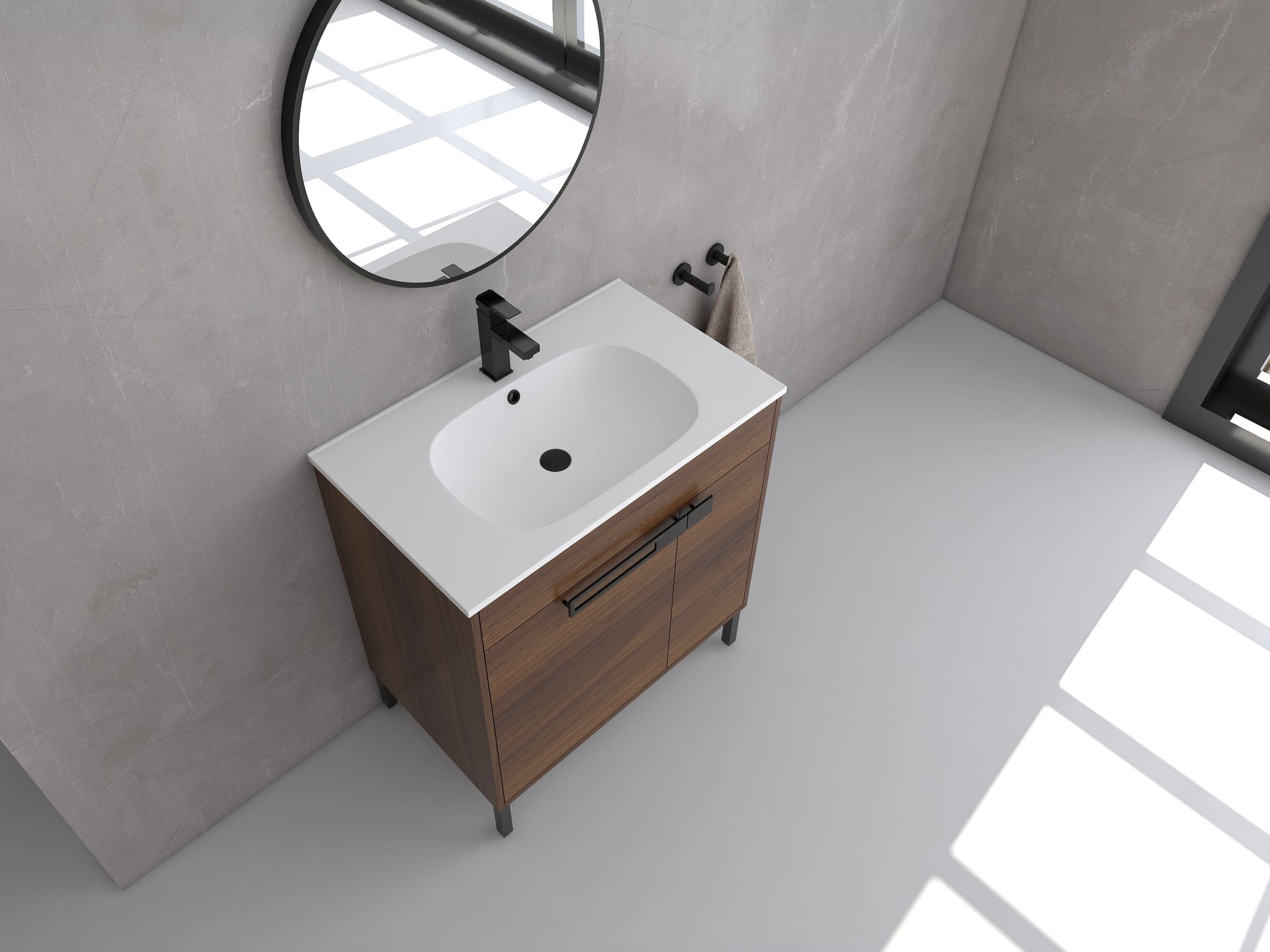 Legion Furniture WC2303-30-KD Legion Furniture WC2303-30-KD 30" Sink Vanity with KD Package, Plywood, SMC Top, No Faucet