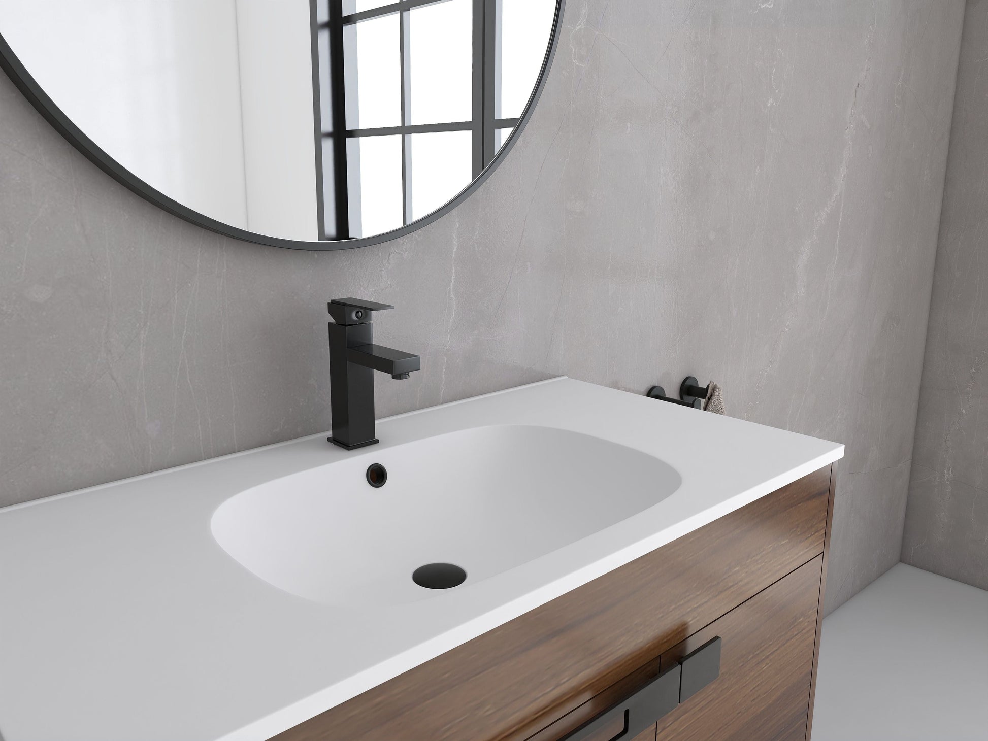 Legion Furniture WC2303-36-KD Legion Furniture WC2303-36-KD 36" Sink Vanity with KD Package, Plywood, SMC Top, No Faucet