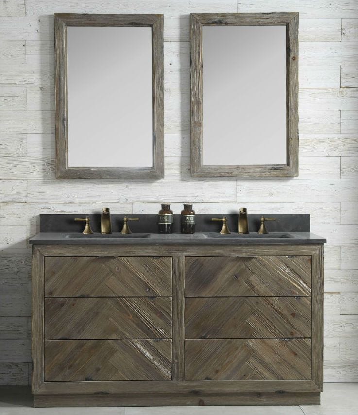 Legion Furniture WH8560 Legion Furniture WH8560 60" Wood Sink Vanity Match with Marble WH 5160" Top - No Faucet