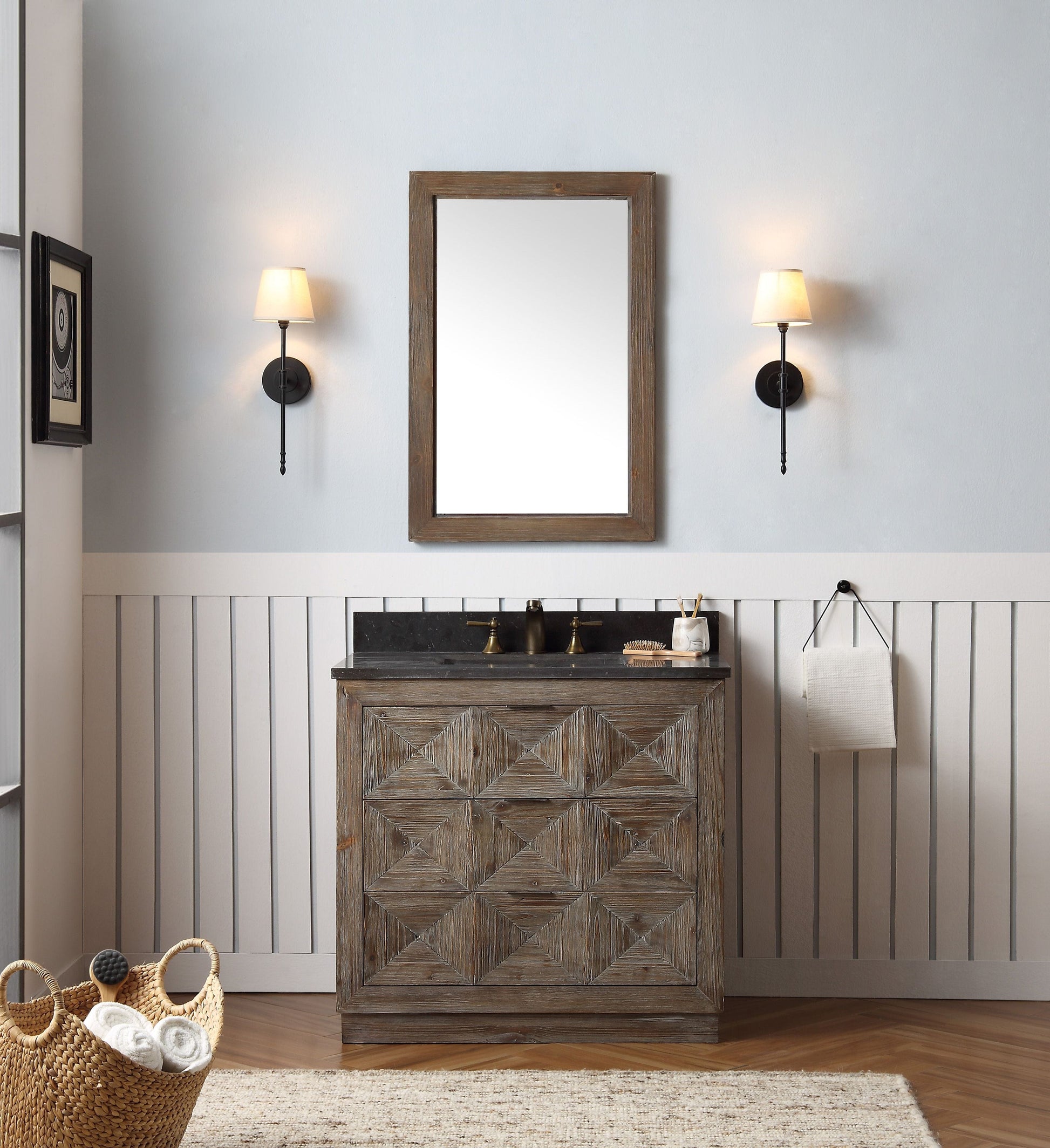 Legion Furniture WH8736 Legion Furniture WH8736 36" Wood Sink Vanity Match with Marble WH 5136" Top - No Faucet