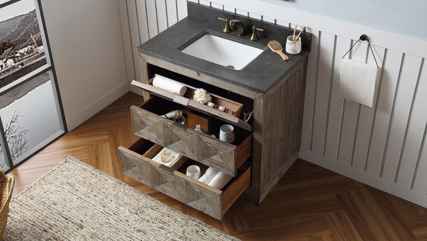 Legion Furniture WH8736 Legion Furniture WH8736 36" Wood Sink Vanity Match with Marble WH 5136" Top - No Faucet