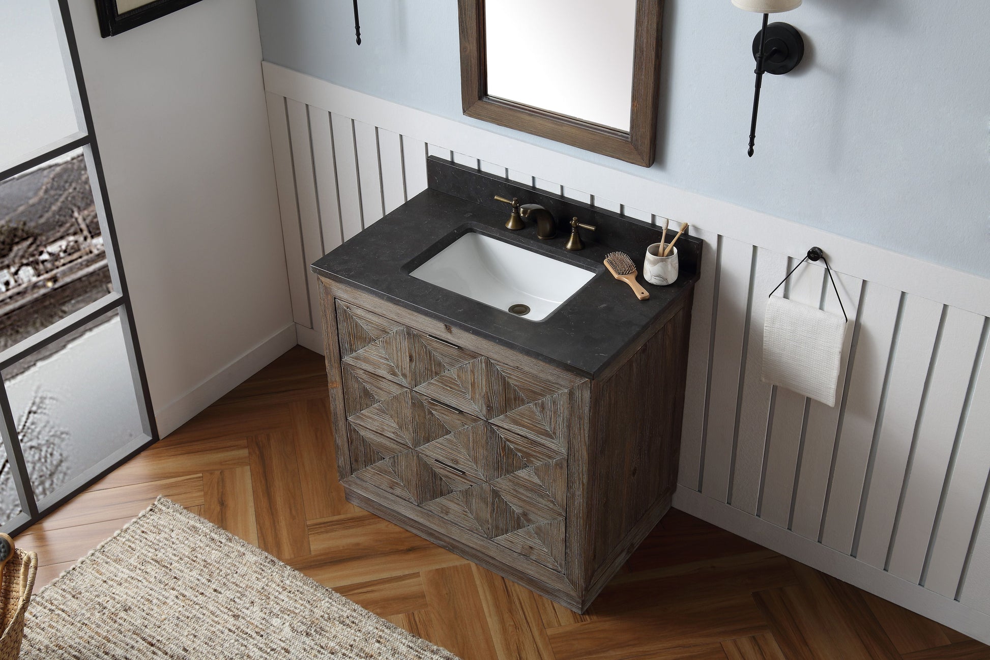 Legion Furniture WH8736 Legion Furniture WH8736 36" Wood Sink Vanity Match with Marble WH 5136" Top - No Faucet