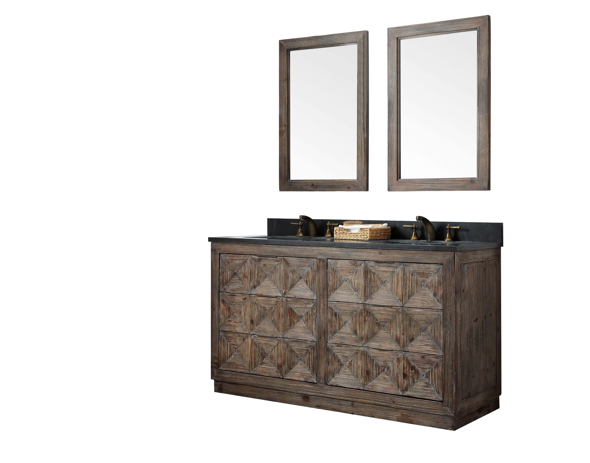 Legion Furniture WH8760 Legion Furniture WH8760 60" Wood Sink Vanity Match with Marble WH 5160" Top - No Faucet