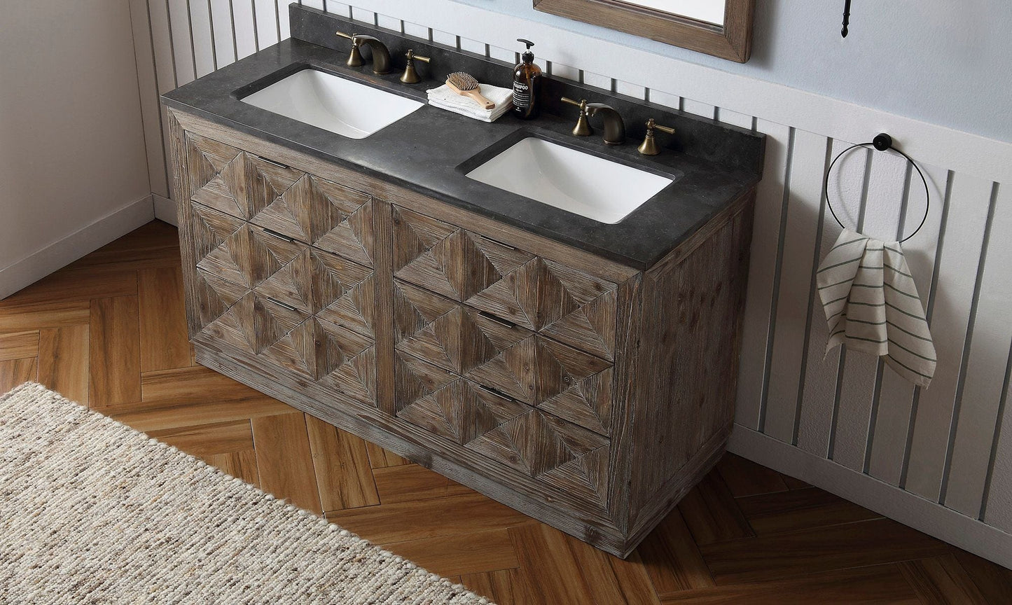 Legion Furniture WH8760 Legion Furniture WH8760 60" Wood Sink Vanity Match with Marble WH 5160" Top - No Faucet