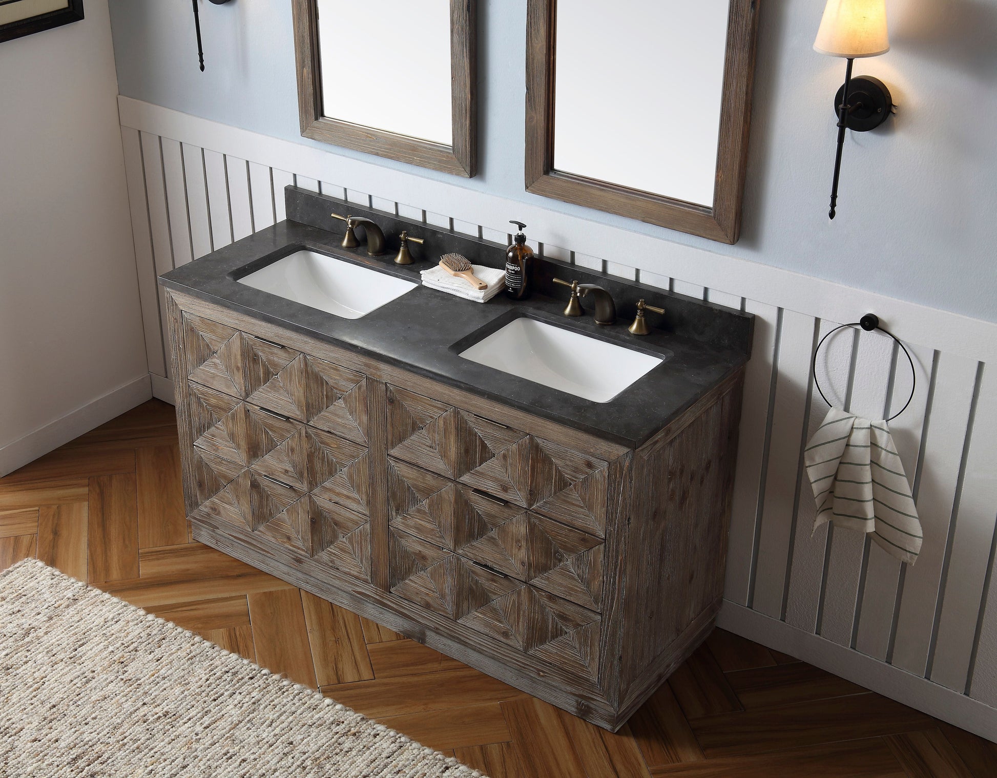 Legion Furniture WH8760 Legion Furniture WH8760 60" Wood Sink Vanity Match with Marble WH 5160" Top - No Faucet