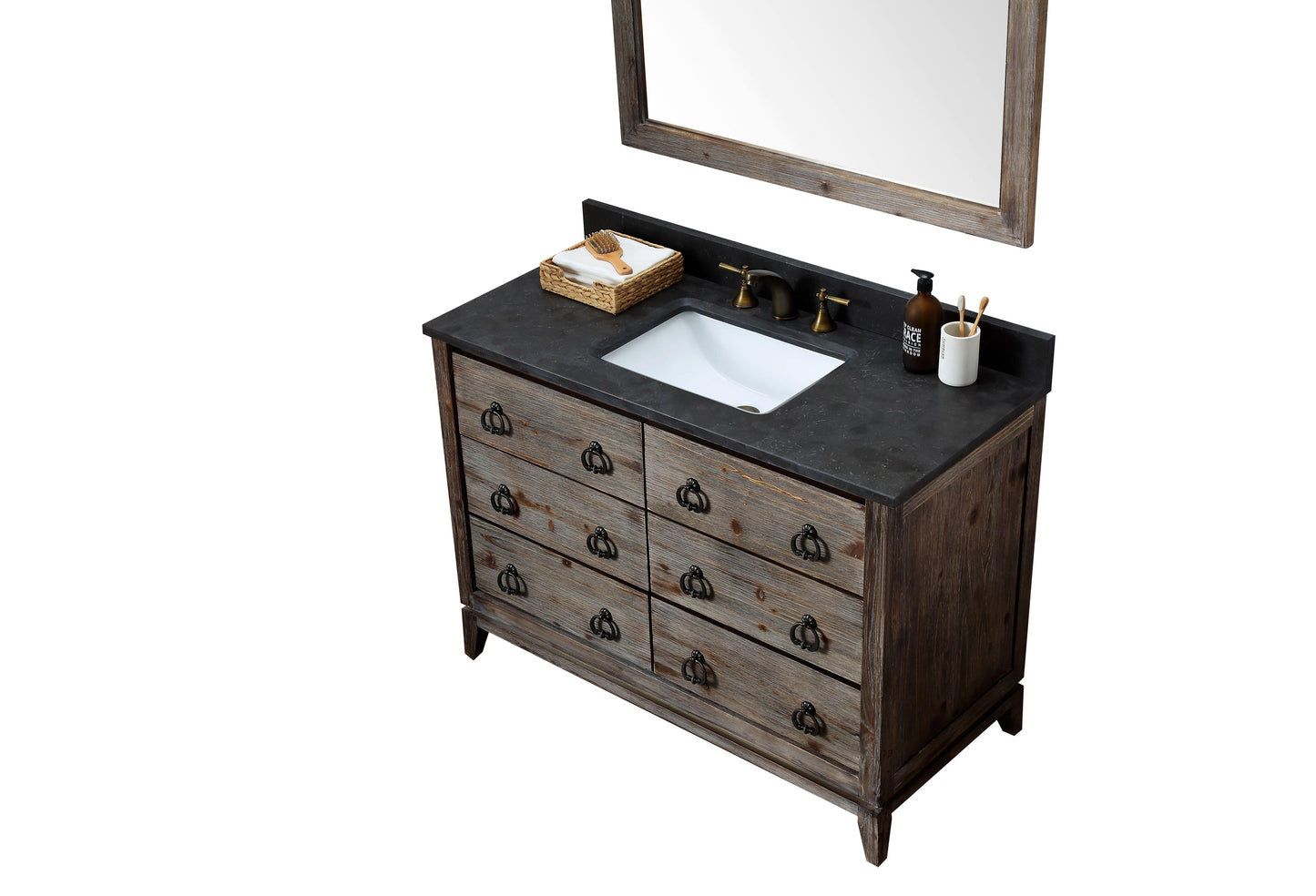 Legion Furniture WH8848 Legion Furniture WH8848 48" Wood Sink Vanity Match with Marble WH 5148" Top - No Faucet