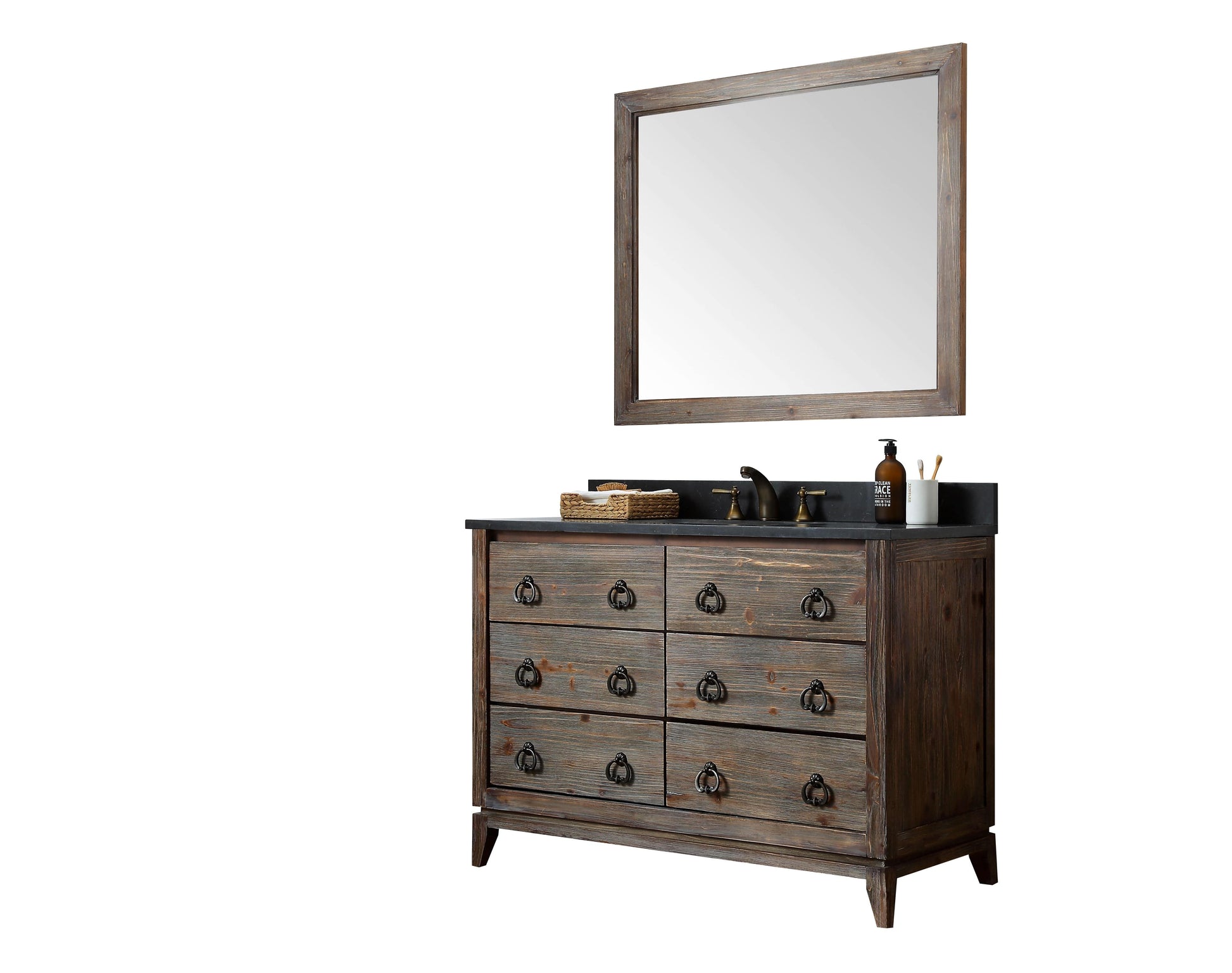 Legion Furniture WH8848 Legion Furniture WH8848 48" Wood Sink Vanity Match with Marble WH 5148" Top - No Faucet