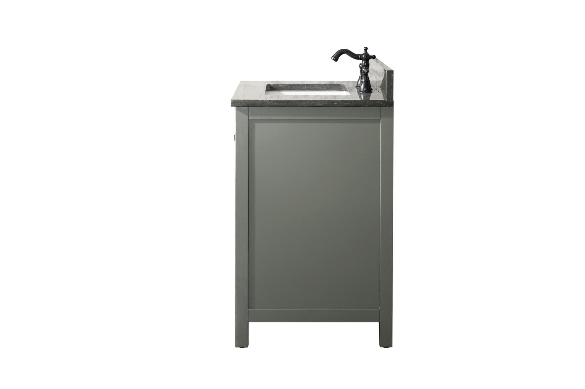 Legion Furniture WLF2130-PG Legion Furniture WLF2130-PG 30" Pewter Green Finish Sink Vanity Cabinet with Blue Limestone Top