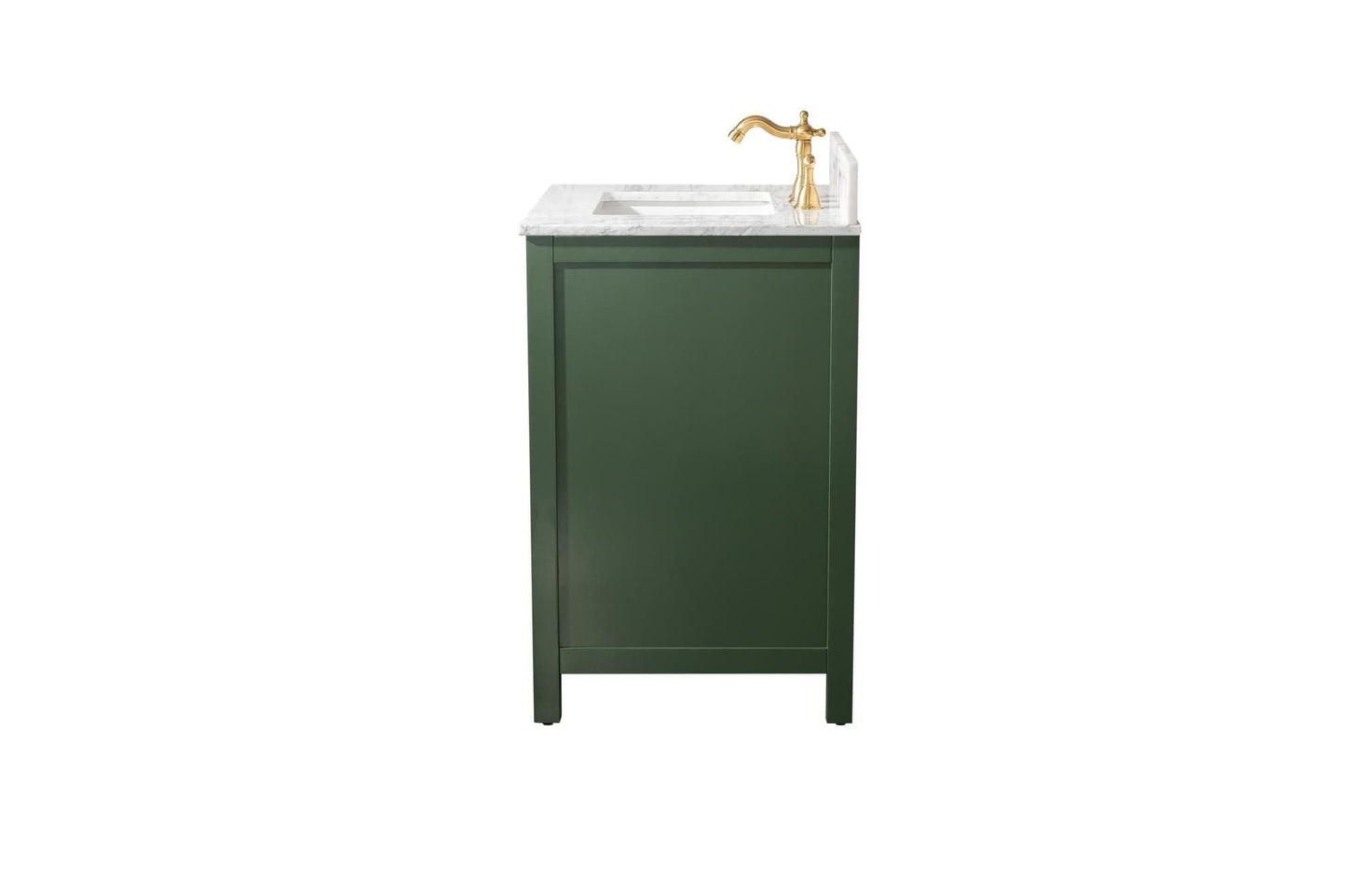 Legion Furniture WLF2130-VG Legion Furniture WLF2130-VG 30" Vogue Green Finish Sink Vanity Cabinet with Carrara White Top