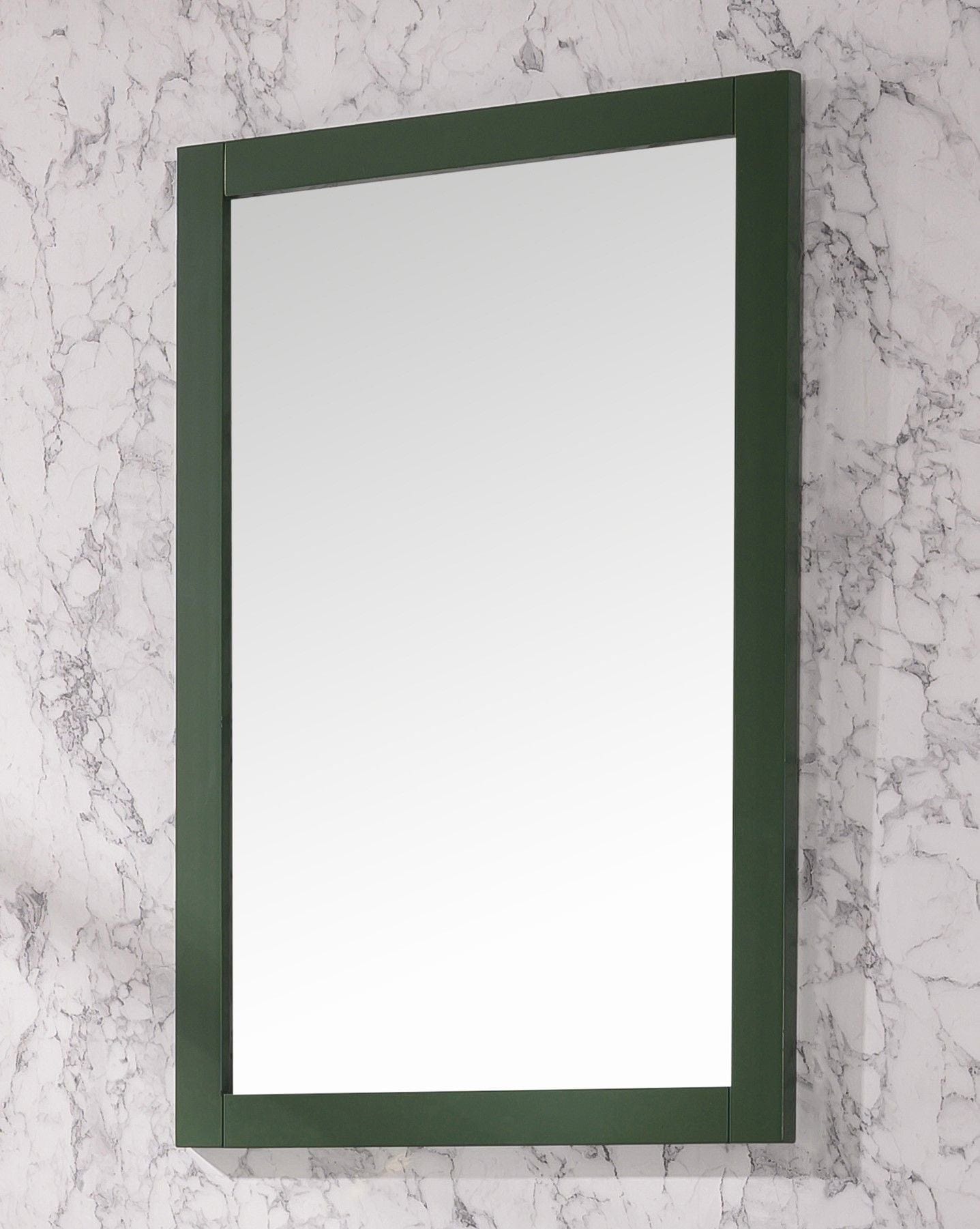 Legion Furniture WLF2130-VG Legion Furniture WLF2130-VG 30" Vogue Green Finish Sink Vanity Cabinet with Carrara White Top