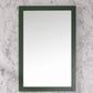 Legion Furniture WLF2130-VG Legion Furniture WLF2130-VG 30" Vogue Green Finish Sink Vanity Cabinet with Carrara White Top