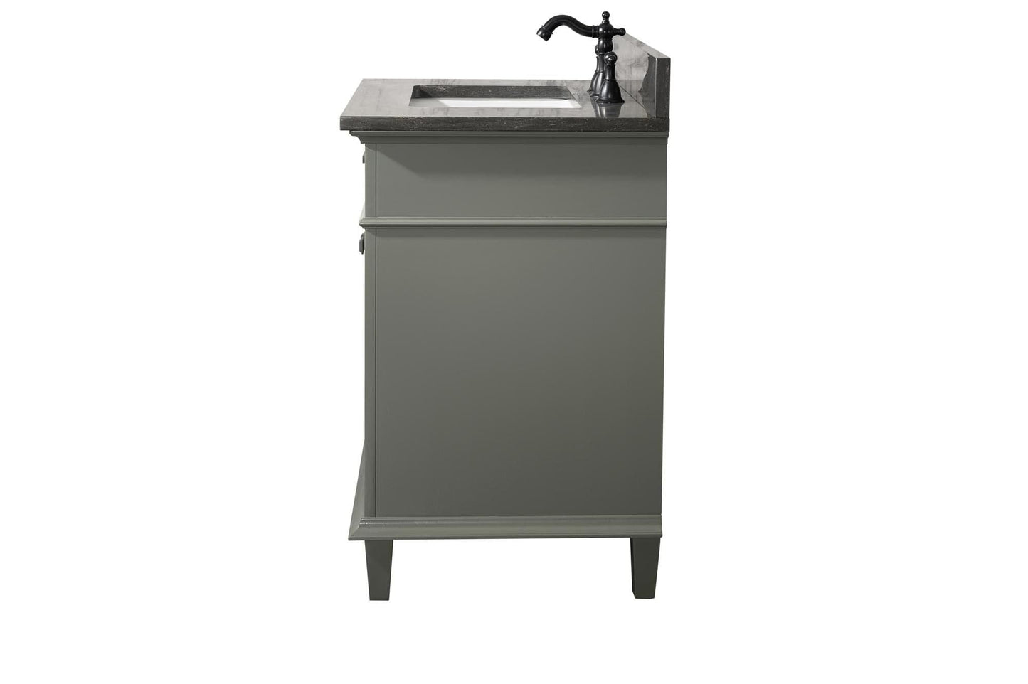 Legion Furniture WLF2230-PG Legion Furniture WLF2230-PG 30" Pewter Green Finish Sink Vanity Cabinet with Blue Limestone Top