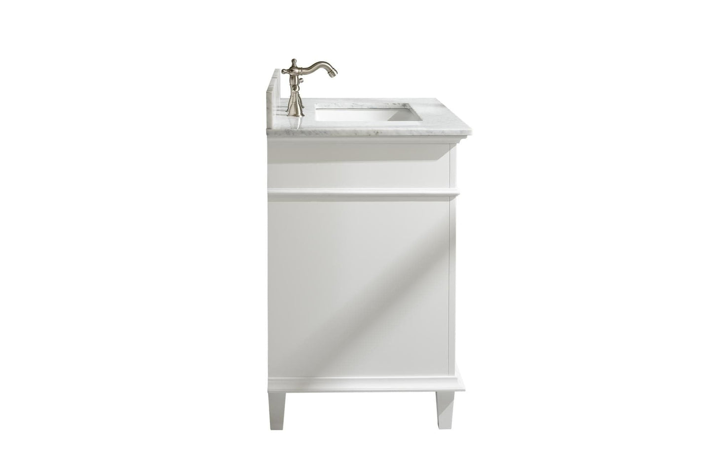 Legion Furniture WLF2230-W Legion Furniture WLF2230-W 30" White Finish Sink Vanity Cabinet with Carrara White Top