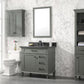 Legion Furniture WLF2236-PG Legion Furniture WLF2236-PG 36" Pewter Green Finish Sink Vanity Cabinet with Blue Limestone Top