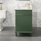 Legion Furniture WLF2236-VG Legion Furniture WLF2236-VG 36" Vogue Green Finish Sink Vanity Cabinet with Carrara White Top