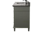 Legion Furniture WLF2260S-PG Legion Furniture WLF2260S-PG 60" Pewter Green Finish Single-Sink Vanity Cabinet with Blue Limestone Top