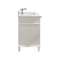 Legion Furniture WLF2260S-W Legion Furniture WLF2260S-W 60" White Finish Single-Sink Vanity Cabinet with Carrara White Top