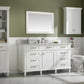 Legion Furniture WLF2260S-W Legion Furniture WLF2260S-W 60" White Finish Single-Sink Vanity Cabinet with Carrara White Top