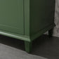 Legion Furniture WLF2272-VG Legion Furniture WLF2272-VG 72" Vogue Green Double-Sink Vanity Cabinet with Carrara White Top