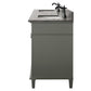 Legion Furniture WLF2280-PG Legion Furniture WLF2280-PG 80" Pewter Green Double-Sink Vanity Cabinet with Blue Limestone Quartz Top WLF2280-BS-QZ