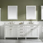 Legion Furniture WLF2280-W Legion Furniture WLF2280-W 80" White Double-Sink Vanity Cabinet with Carrara White Quartz Top WLF2280-CW-QZ