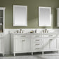 Legion Furniture WLF2280-W Legion Furniture WLF2280-W 80" White Double-Sink Vanity Cabinet with Carrara White Quartz Top WLF2280-CW-QZ