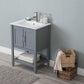 Legion Furniture WLF6023-JK Legion Furniture WLF6023-JK 24" KD Westchester Gray Sink Vanity