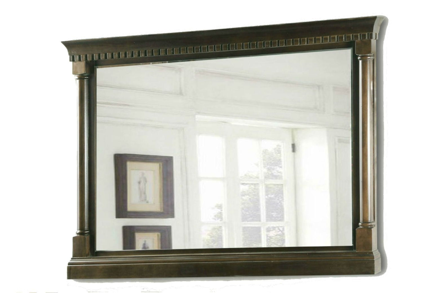 Legion Furniture WLF6036-M-48" Legion Furniture WLF6036-M-48" 48" Mirror with Antique Coffee Finish