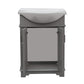 Legion Furniture WLF6042-G Legion Furniture WLF6042-G  24" Gray Sink Vanity, No Faucet