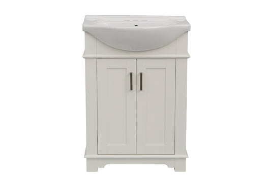 Legion Furniture WLF6042-W Legion Furniture WLF6042-W 24" White Sink Vanity, No Faucet