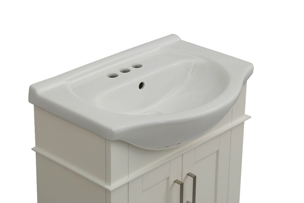 Legion Furniture WLF6042-W Legion Furniture WLF6042-W  24" White Sink Vanity, No Faucet