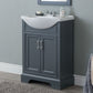 Legion Furniture WLF6046 Legion Furniture WLF6046 24" Gray Sink Vanity, No Faucet