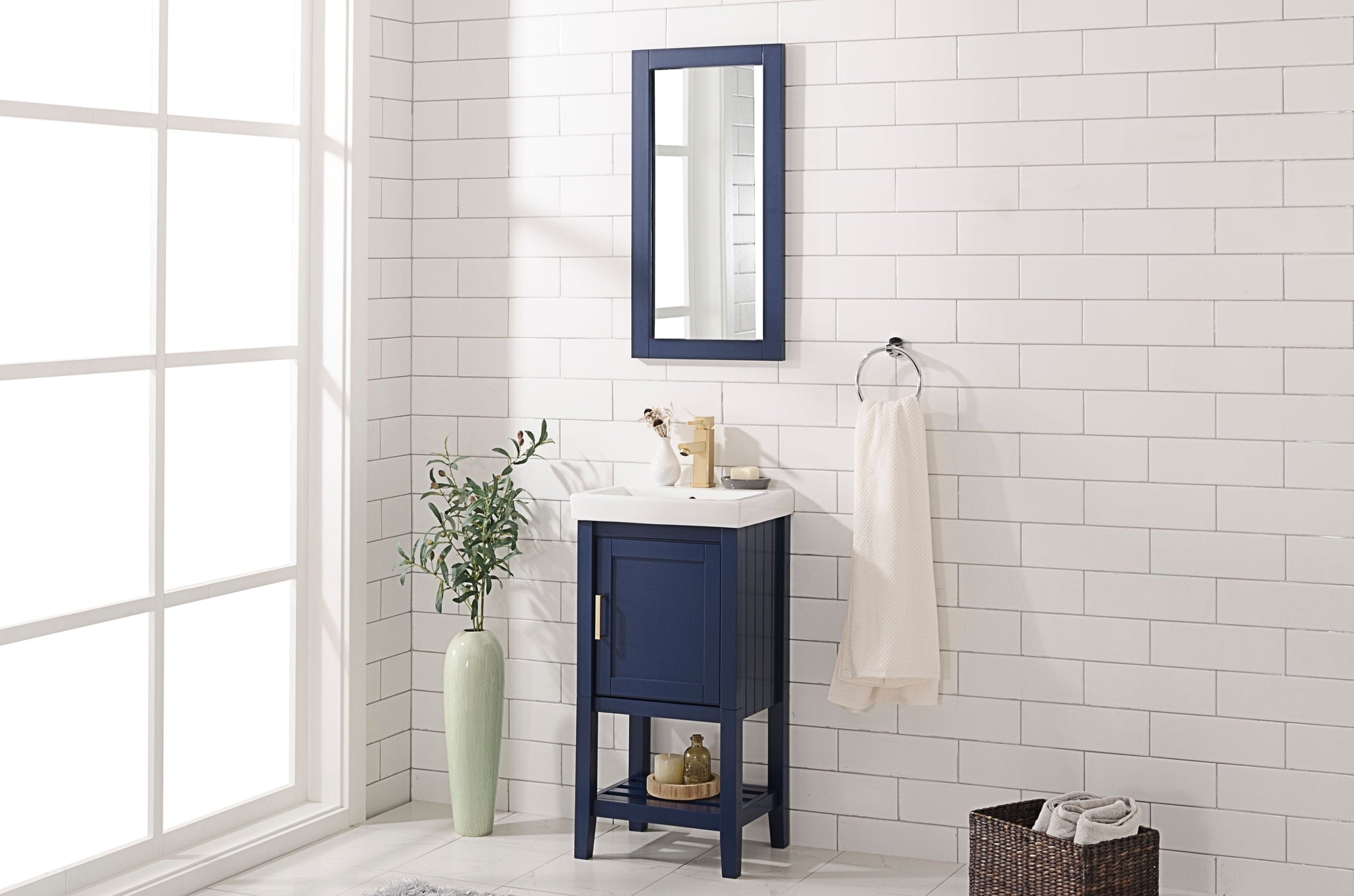 Legion Furniture WLF9018-B Legion Furniture WLF9018-B 18" Blue Sink Vanity