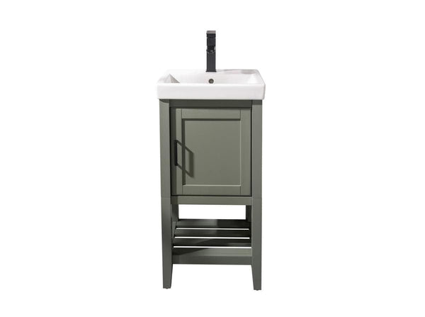 Legion Furniture WLF9018-PG Legion Furniture WLF9018-PG 18 Pewter Green Sink Vanity