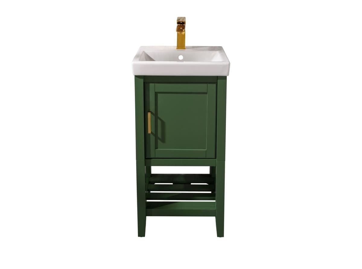 Legion Furniture WLF9018-VG Legion Furniture WLF9018-VG 18" Vogue Green Sink Vanity