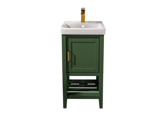 Legion Furniture WLF9018-VG Legion Furniture WLF9018-VG 18" Vogue Green Sink Vanity